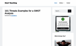 Start-teaching.com thumbnail