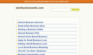 Startbusinesssite.com thumbnail