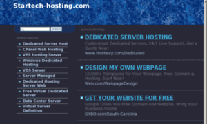 Startech-hosting.com thumbnail