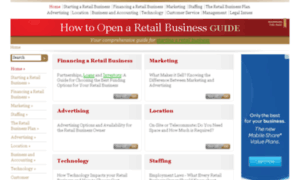 Startingaretailbusinessguide.com thumbnail