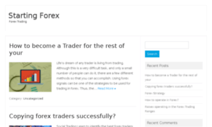 Startingforextrading.com thumbnail