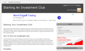Startinginvestmentclub.com thumbnail