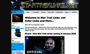 Startreklinks.net thumbnail