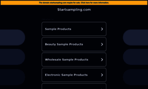 Startsampling.com thumbnail