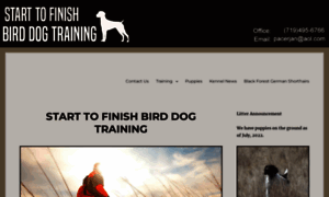 Starttofinishbirddogtraining.com thumbnail