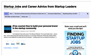 Startupcareeradvice.com thumbnail