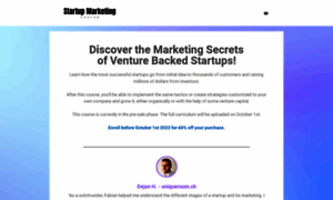 Startupmarketingcourse.com thumbnail