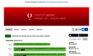 Startupsafaryfrankfurtrhein2017.sched.com thumbnail