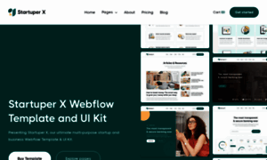 Startupxtemplate.webflow.io thumbnail