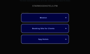 Starwoodhotels.pw thumbnail