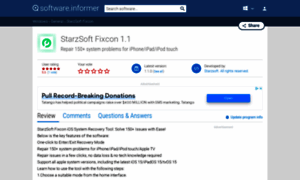Starzsoft-fixcon.software.informer.com thumbnail