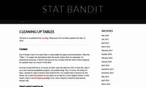 Statbandit.wordpress.com thumbnail