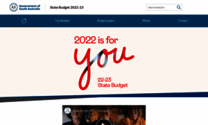 Statebudget.sa.gov.au thumbnail