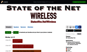 Stateofthenetwireless2015.sched.org thumbnail