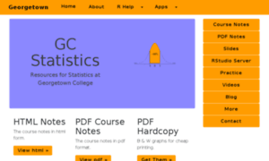 Statistics.georgetowncollege.edu thumbnail