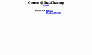 Statsclass.org thumbnail