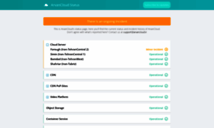 Status.arvancloud.ir thumbnail