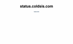 Status.coldsis.com thumbnail