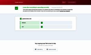 Status.gamerarena.com thumbnail
