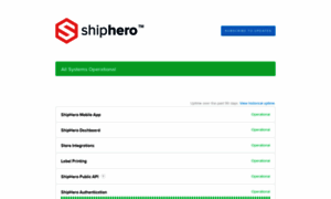 Status.shiphero.com thumbnail