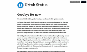 Status.urtak.com thumbnail