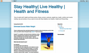 Stayhealthylivehealthy.blogspot.com thumbnail