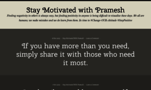 Staymotivatedwithpramesh.wordpress.com thumbnail