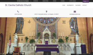 Stceciliachurch-la.org thumbnail