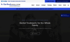 Stclairbeachdental.com thumbnail