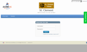 Stclement.ascendsms.com thumbnail