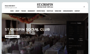 Stcrispinsocialclub.co.uk thumbnail