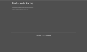 Stealth-mode-startup.com thumbnail