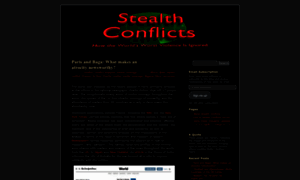 Stealthconflicts.wordpress.com thumbnail