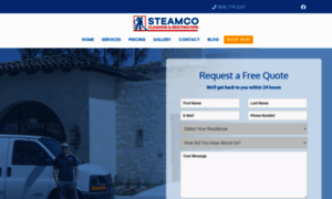 Steamcocarpetcleaning.com thumbnail