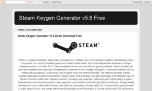 Steamcodegeneratorfree.blogspot.in thumbnail