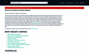 Steamcontrollerdb.com thumbnail
