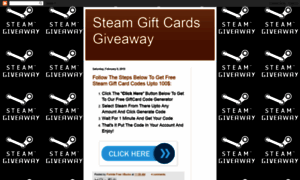 Steamgiftcardsgenerator.blogspot.com thumbnail