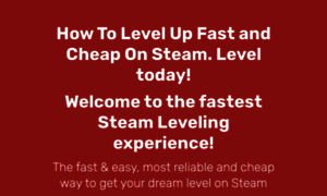 Steamleveling.com thumbnail