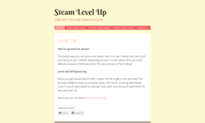 Steamlevelup.com thumbnail