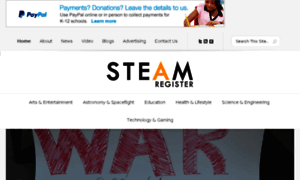 Steamregister.com thumbnail