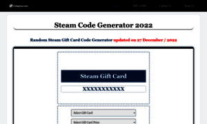 Steamwalletcodegenerator.net thumbnail