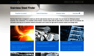 Steelfinder.outokumpu.com thumbnail