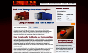 Steelstoragecontainerco.com thumbnail