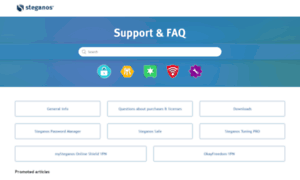 Steganos.zendesk.com thumbnail