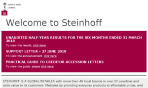 Steinhoff.co.uk thumbnail