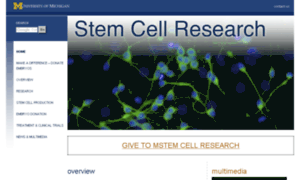 Stemcellresearch.umich.edu thumbnail