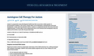 Stemcellresearchandtreatment.wordpress.com thumbnail