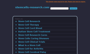 Stemcells-research.com thumbnail
