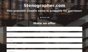 Stenographer.com thumbnail