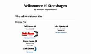Stenshagen.no thumbnail
